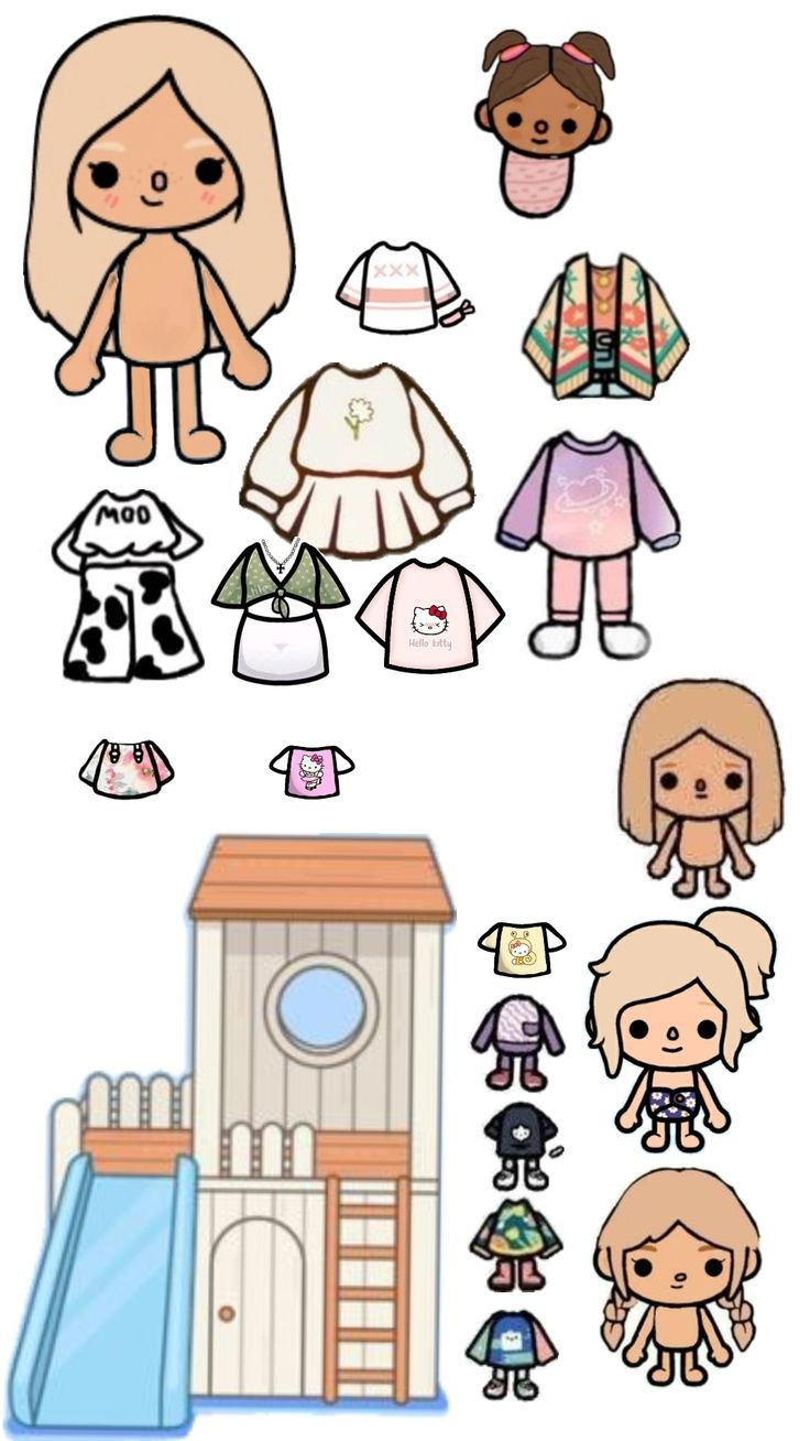 Pinchristin Hochgräfe On Toca Boca In 2025 | Custom Paper for Toca Boca Paper Doll Printable Free