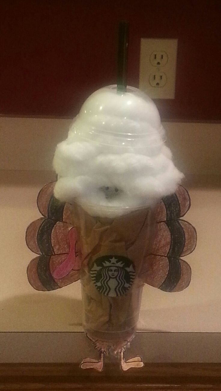 Pinjennifer Donohue On Diymaybe | Turkey Disguise regarding Starbucks Turkey in Disguise