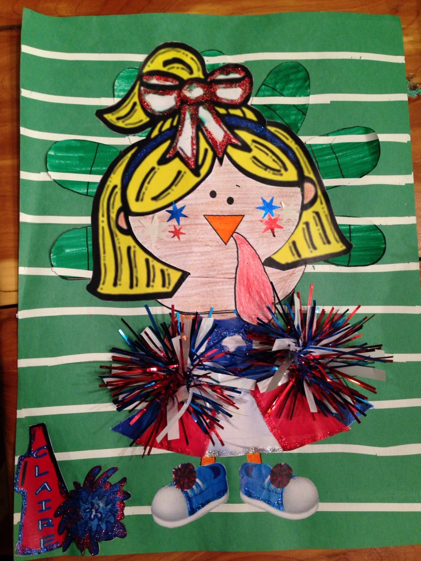 Pinmallorie Chandler On Learning Activities/Class Ideas inside Cheerleader Turkey in Disguise