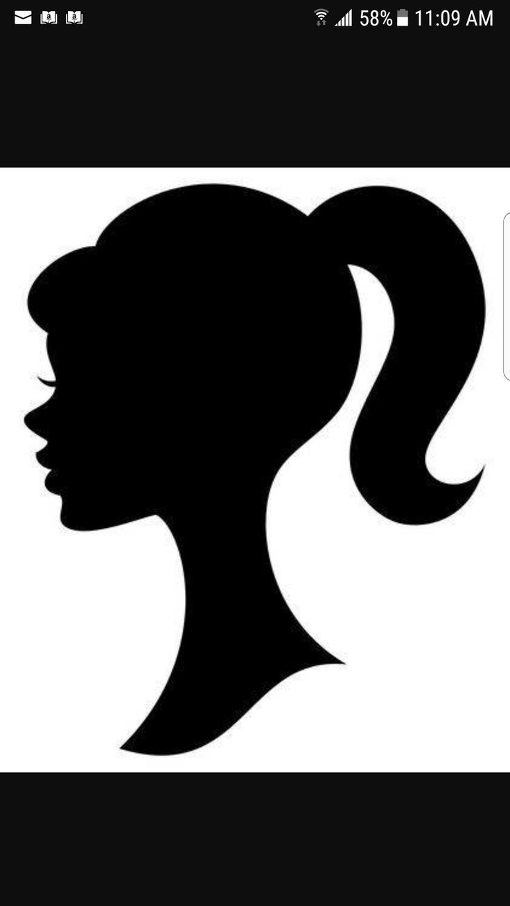 Pinrosicleide Lima On Barbie | Barbie Silhouette, Barbie regarding Free Barbie Silhouette Printables
