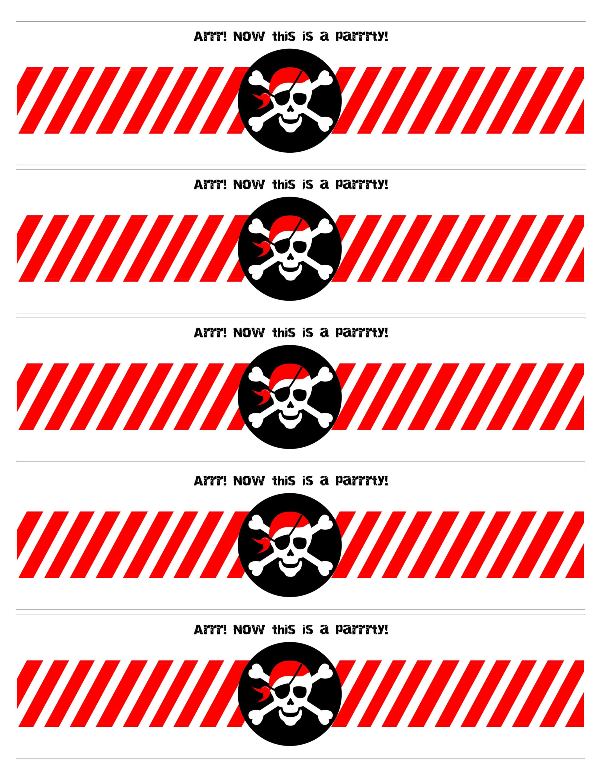 Pirate Birthday Party With Free Printables - How To Nest For Less™ intended for Free Pirate Party Printables
