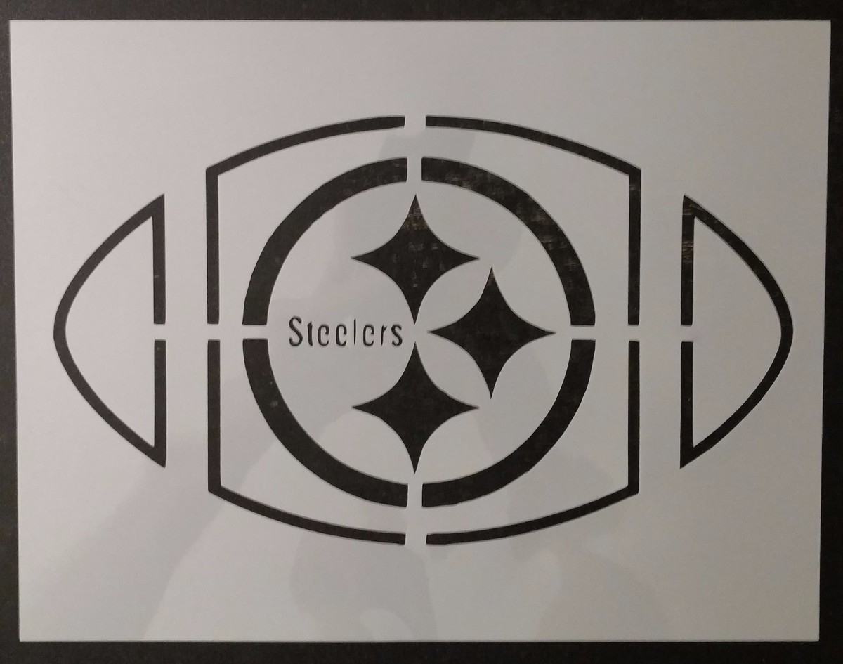Pittsburgh Steelers Football 11&amp;quot; X 8.5&amp;quot; Custom Stencil Fast Free pertaining to Free Printable Steelers Stencils