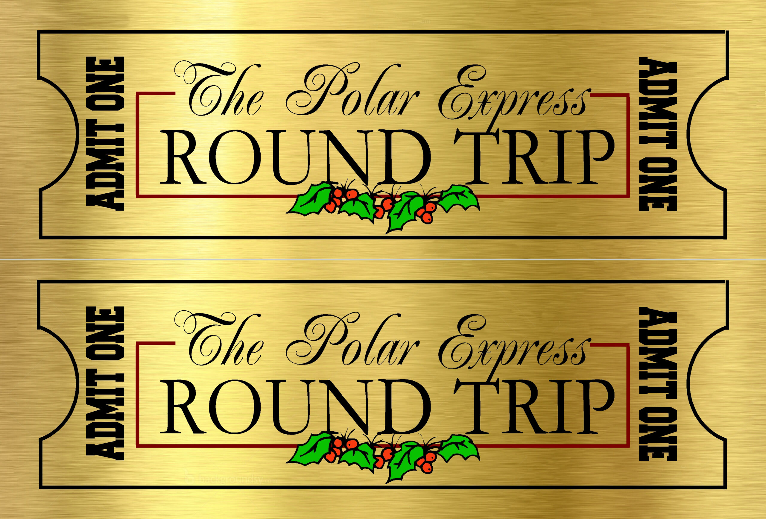 Polar Express Ticket – The Idea Door inside Free Polar Express Ticket Printables