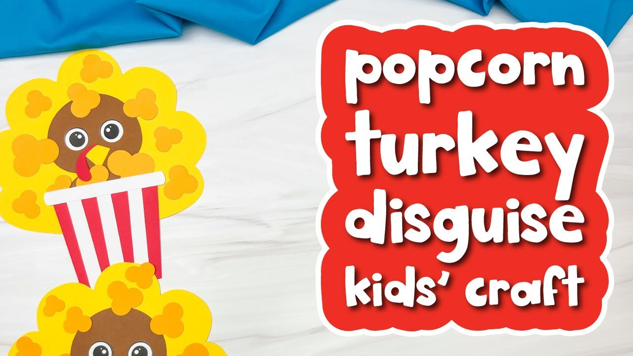 Popcorn Turkey Disguise Craft pertaining to Popcorn Ideas Popcorn Turkey in Disguise