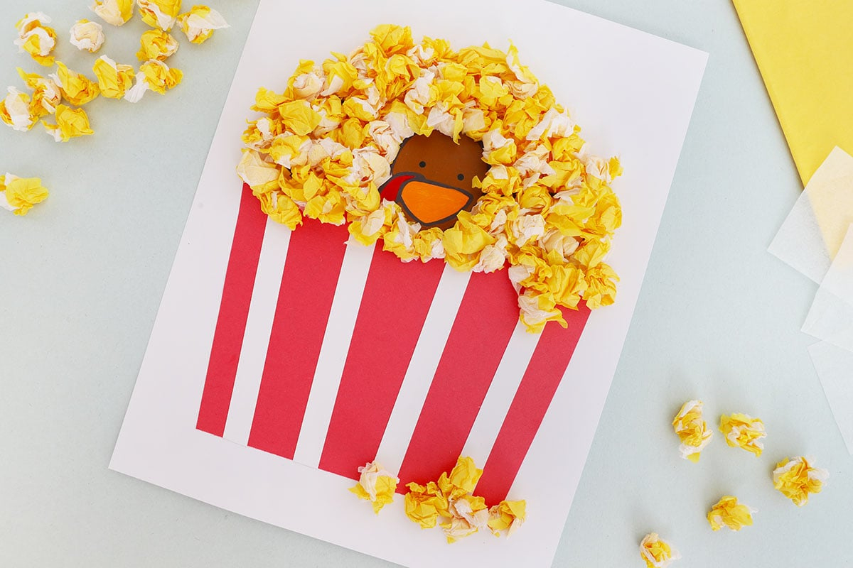Popcorn Turkey Disguise (Free Template) - The Best Ideas For Kids with regard to Turkey Disguise Project Popcorn