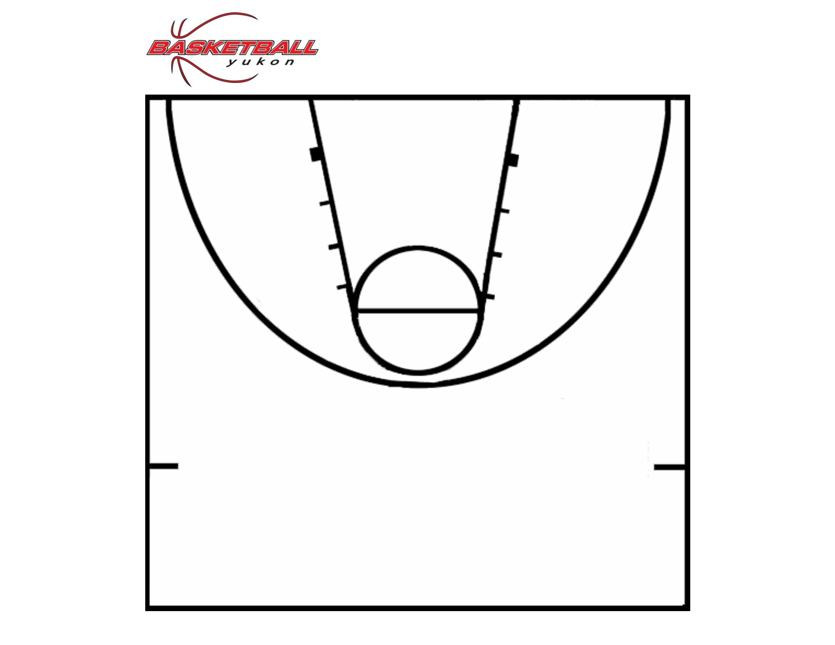 Printable Basketball Court | Clipart Panda - Free Clipart Images for Printable Free Printable Half Court Basketball Diagram