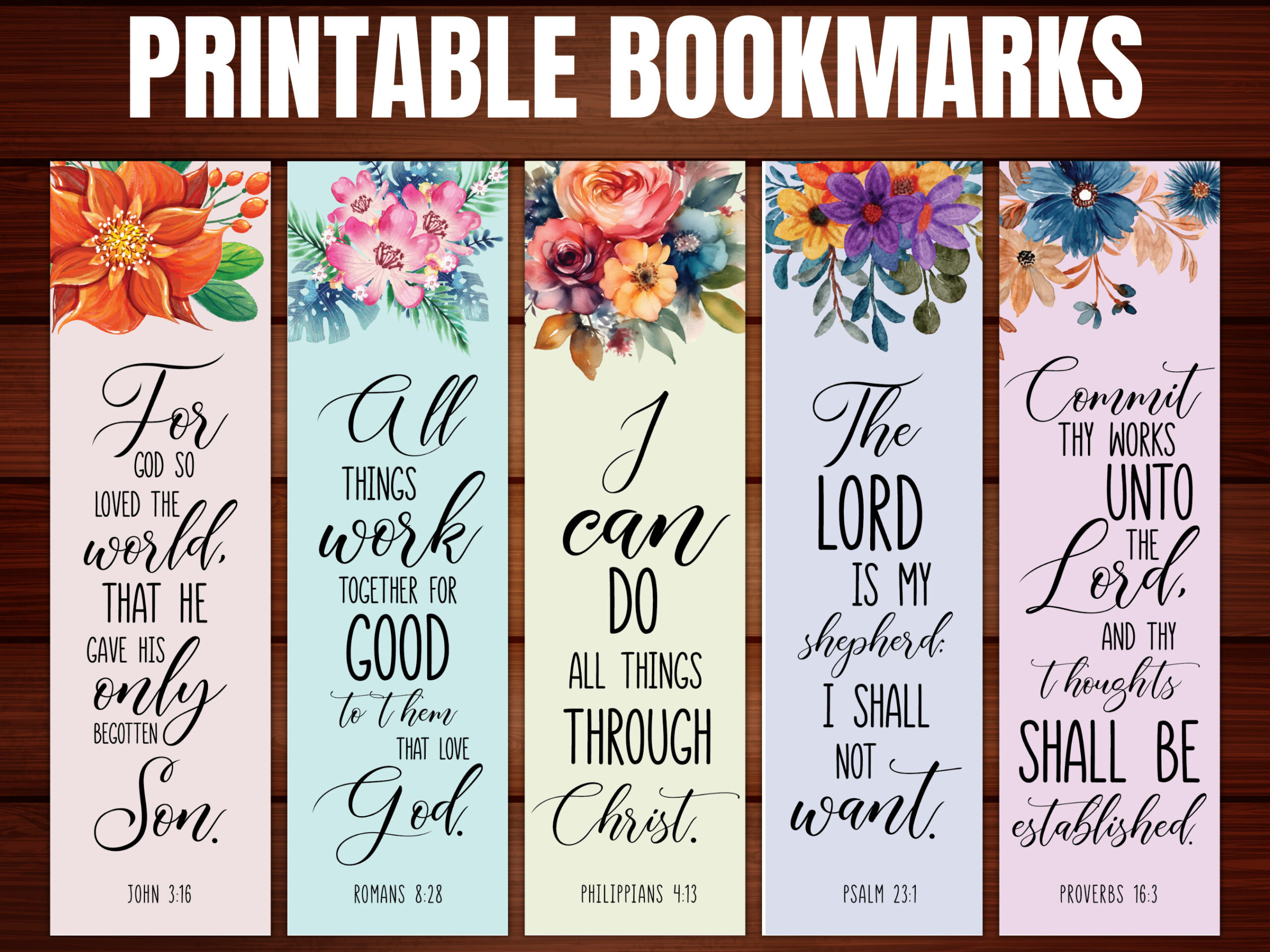 Printable Bible Bookmarks - Printable Party Favors within Free Printable Bible Bookmarks
