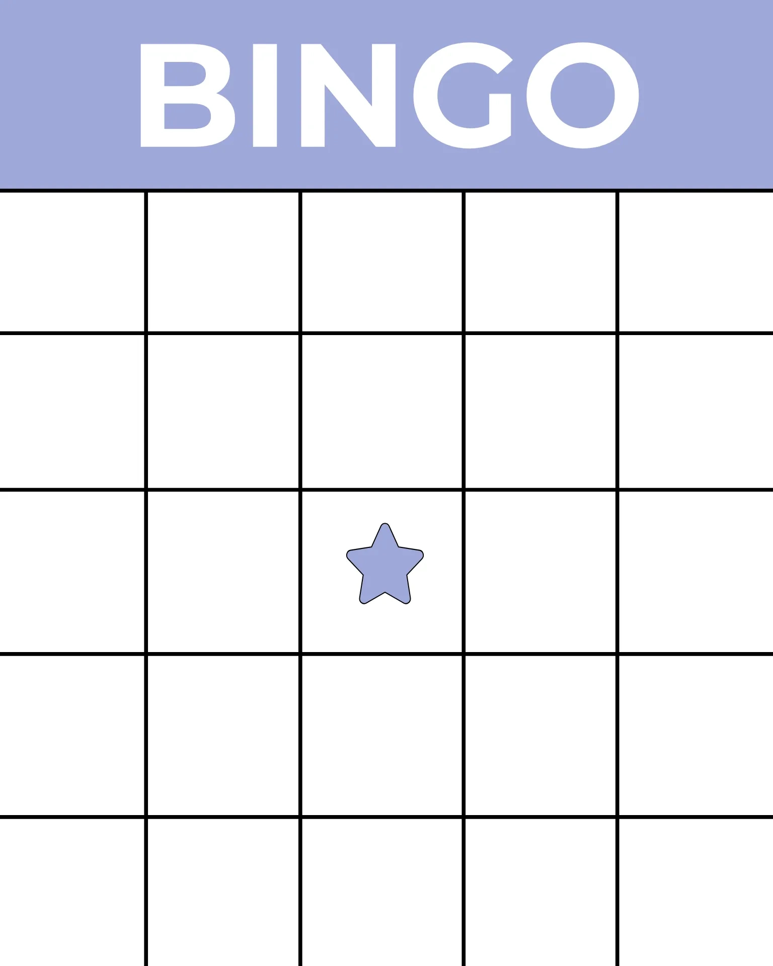 Printable Bingo Card Template — Kapwing intended for Bingo Cards Maker Free