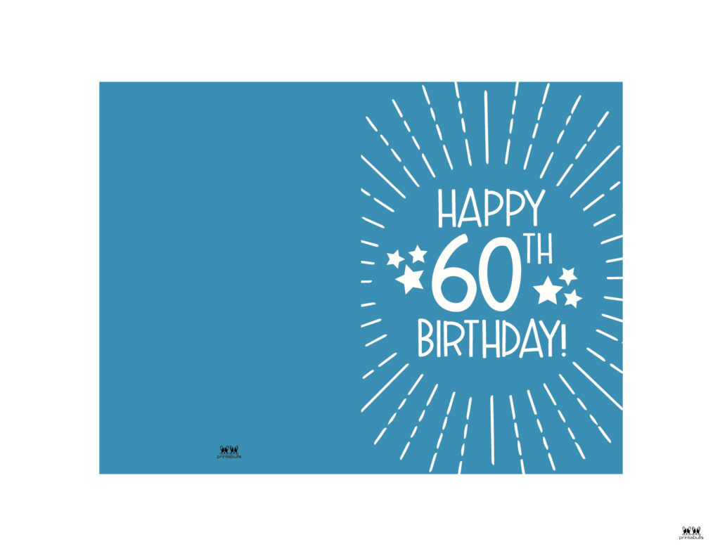 Printable Birthday Cards - 110 Free Birthday Cards | Printabulls pertaining to Free 60Th Birthday Printables