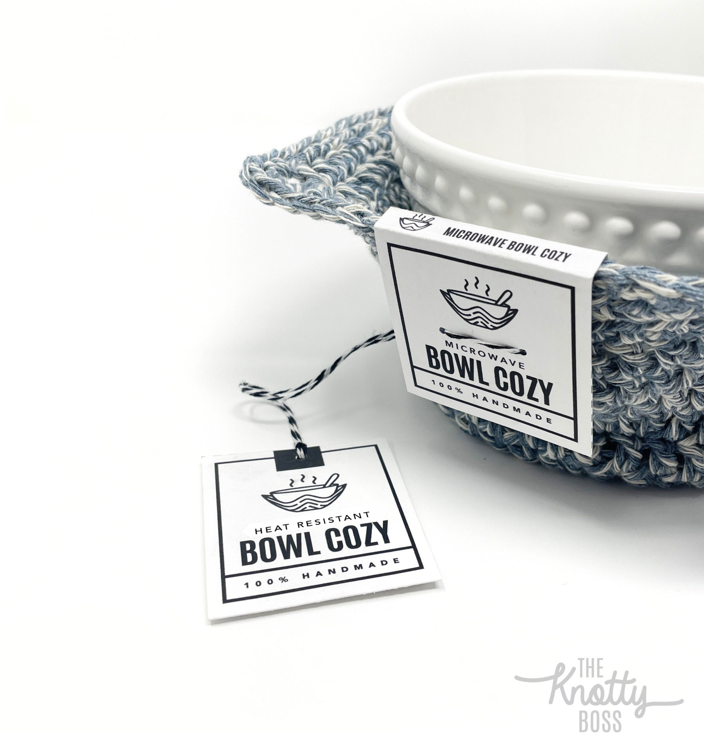 Printable Bowl Cozy Tags - Digital Pdf regarding Free Printable Bowl Cozy Tags