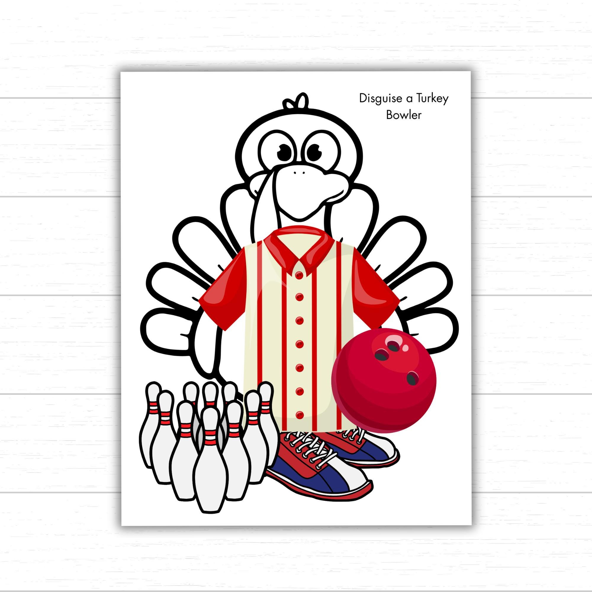 Printable Bowling Turkey Disguise Craft | Bowler Disguise A Turkey pertaining to Turkey in Disguise Bowling