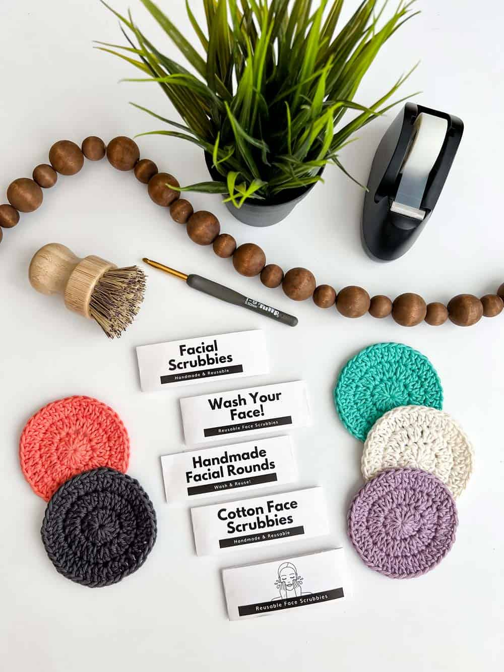 Printable Crochet Labels - in Free Printable Face Scrubbies Labels