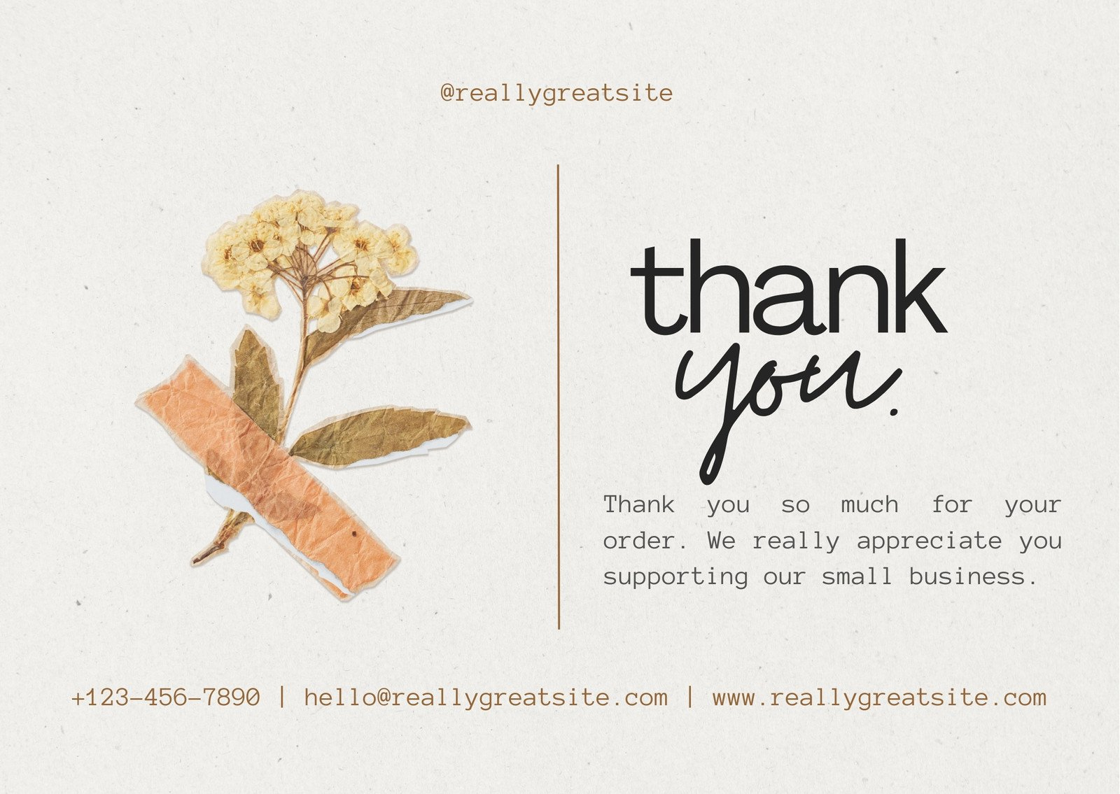 Printable, Customizable Thank You Card Templates | Canva within I Am Thankful For You Business Card Printable