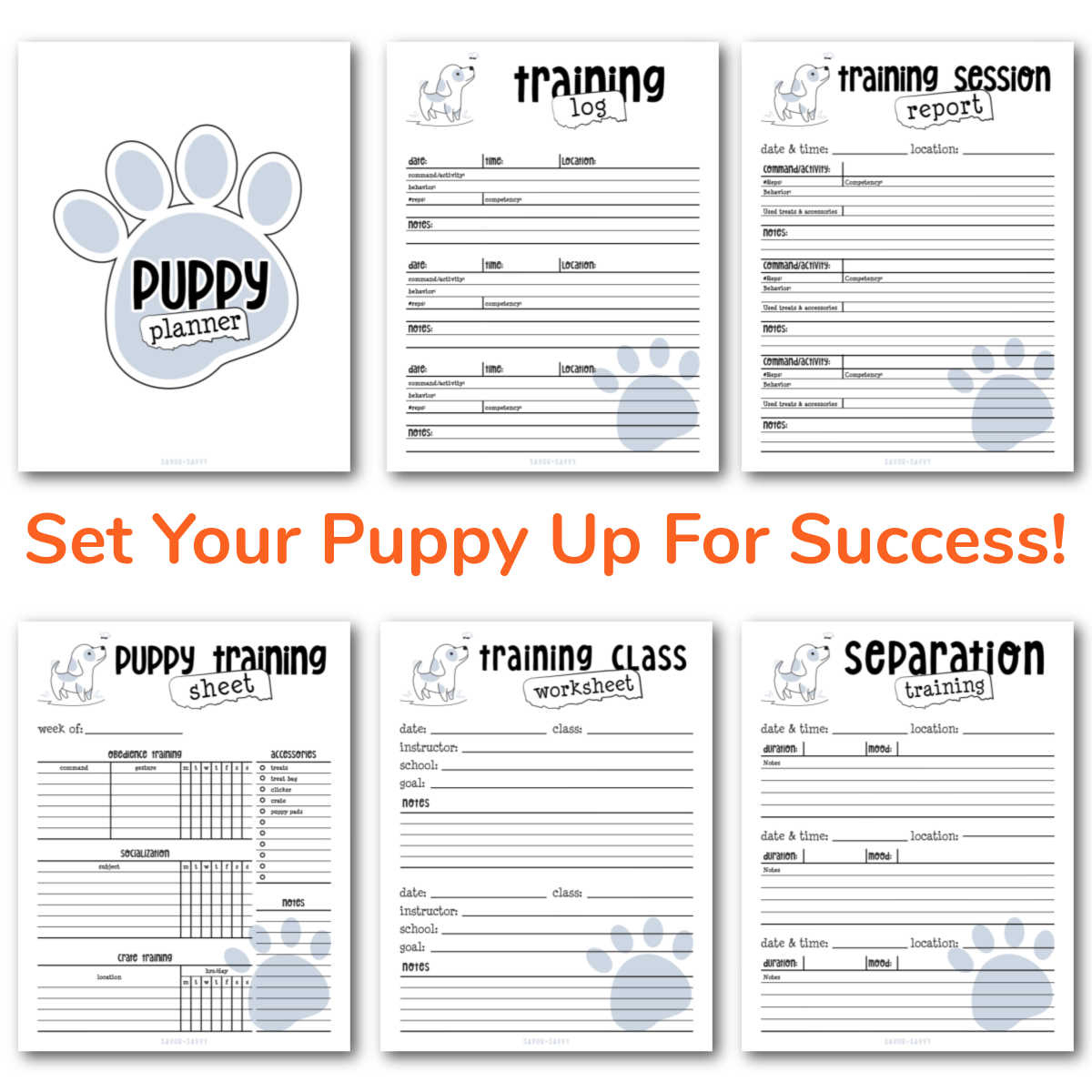 Printable Dog Training Outline Digital Pdf Sheet Template with Free Printable Dog Training Worksheets