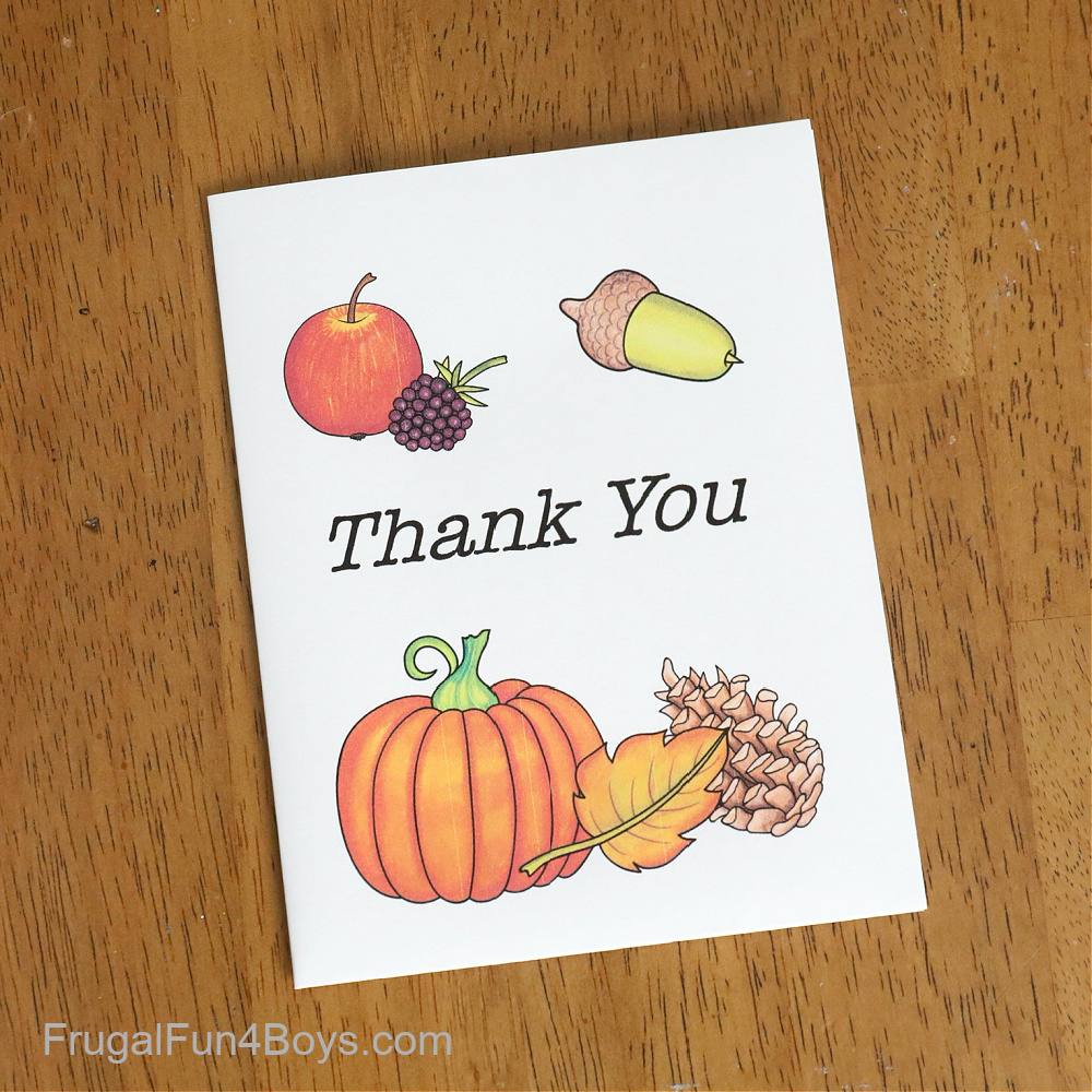 Printable Gratitude Cards {Kids Thanksgiving Activity} - Frugal in Thanksgiving Thankful Cards Printable