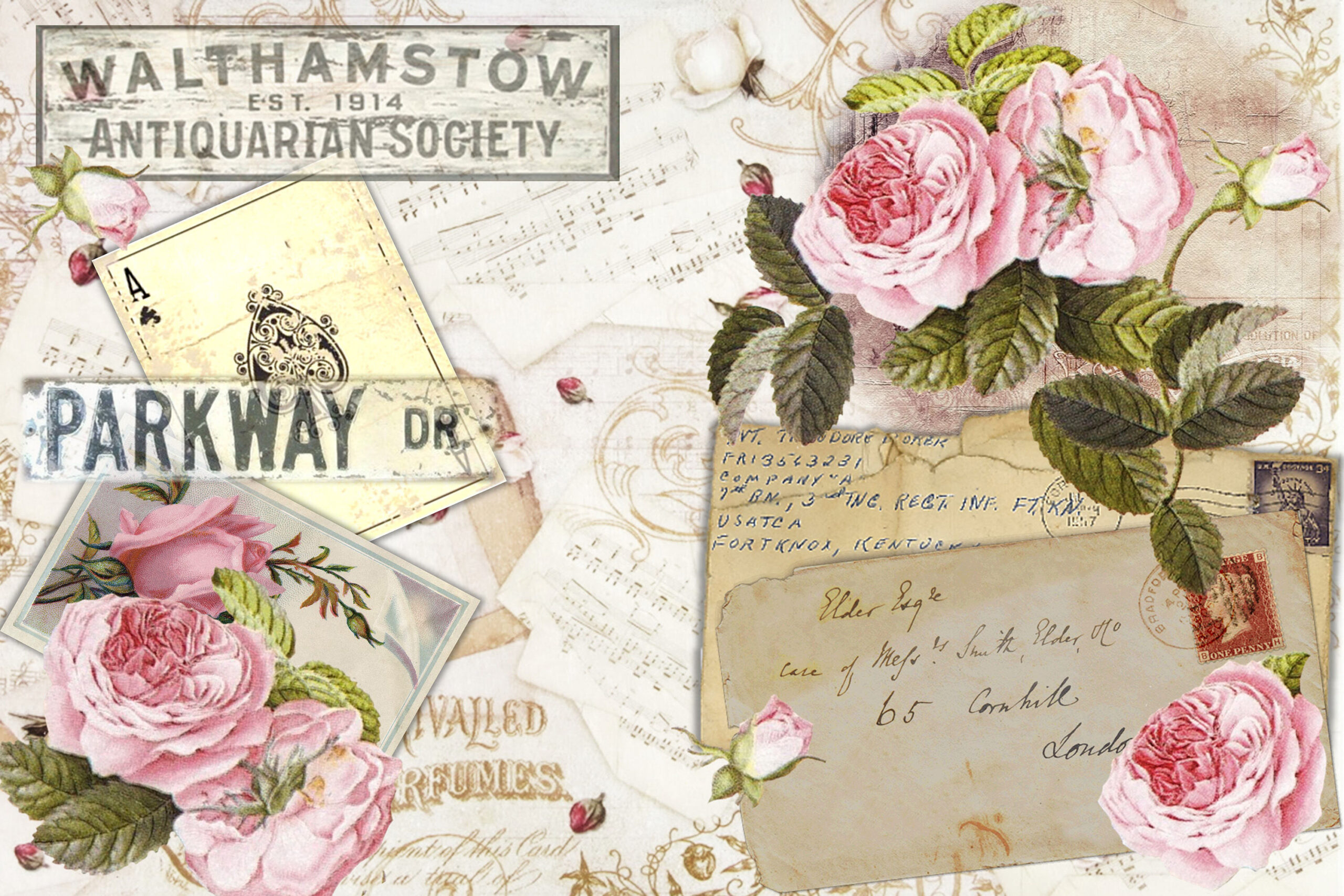 Printable Junk Journal With Free Ephemera And Clipart. Commercial in Junk Journal Free Printable Ephemera