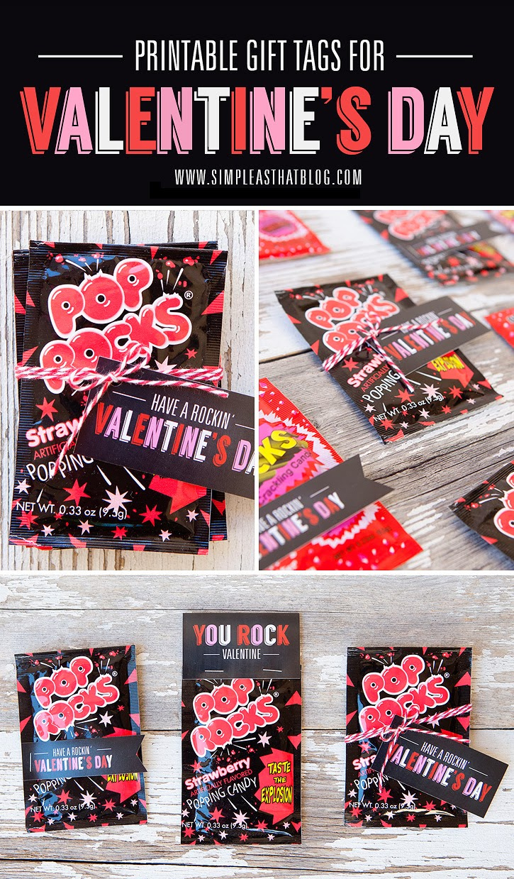 Printable Pop Rocks Valentine'S Day Gift Tags intended for Pop Rocks Valentine Free Printable