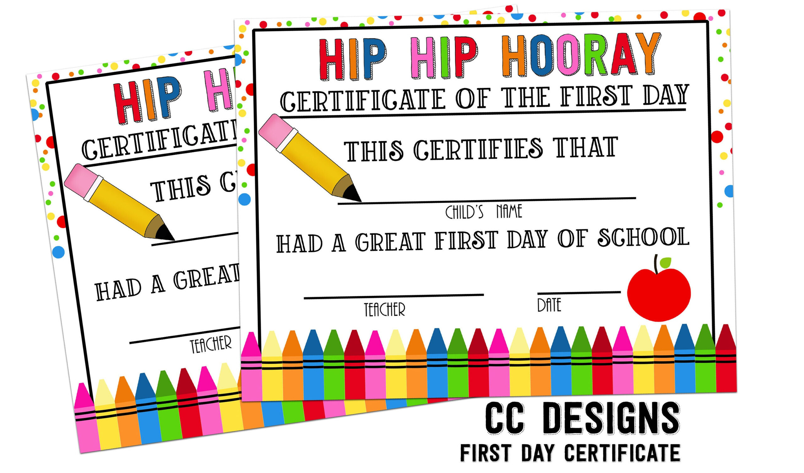 Printable Teacher First Day Of School Certificate Preschool throughout First Day Of Preschool Certificate Printable