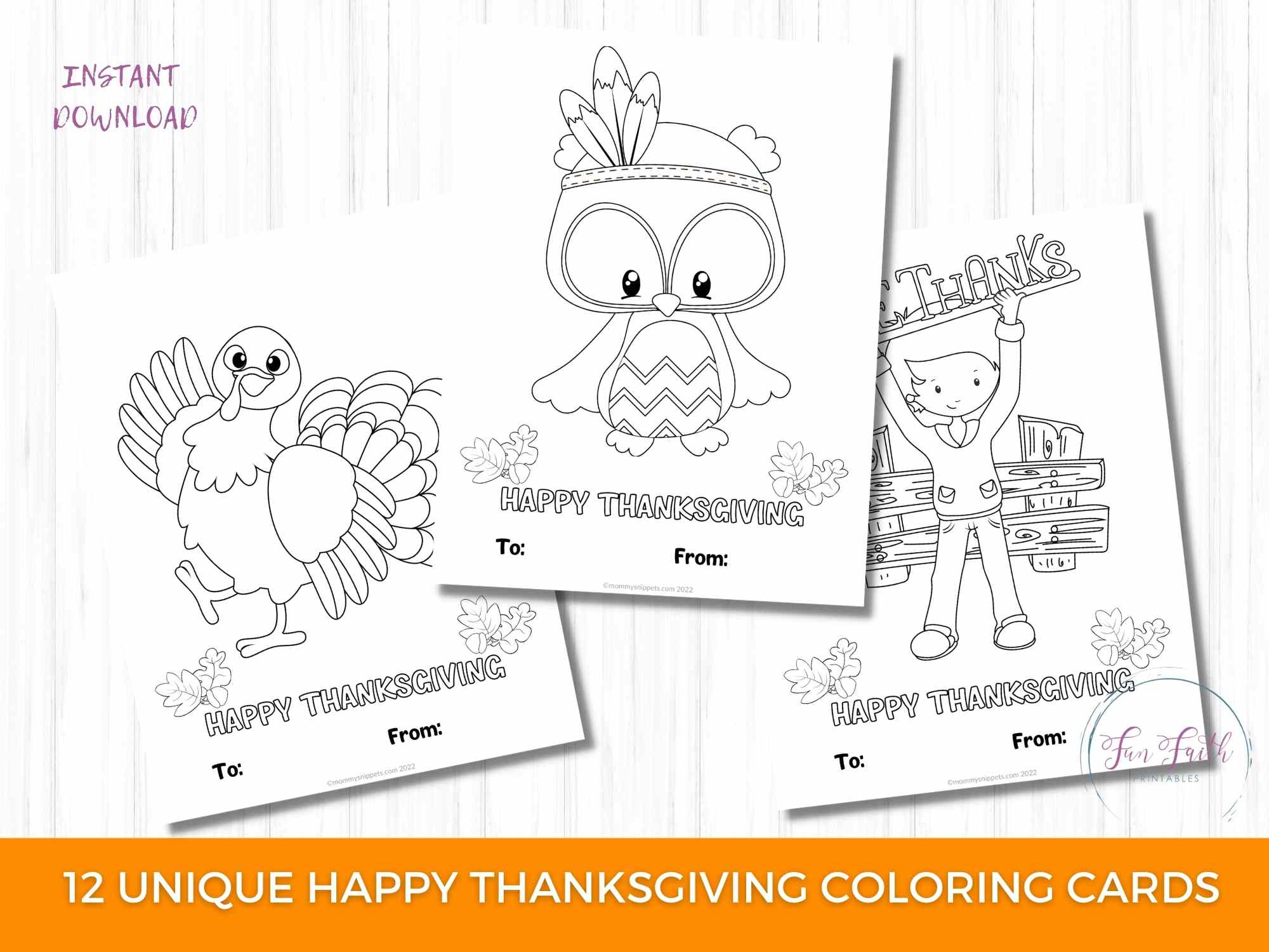Printable Thanksgiving Cards To Color- Sweet Friendsgiving Cards within Thanksgiving Card Printable Coloring