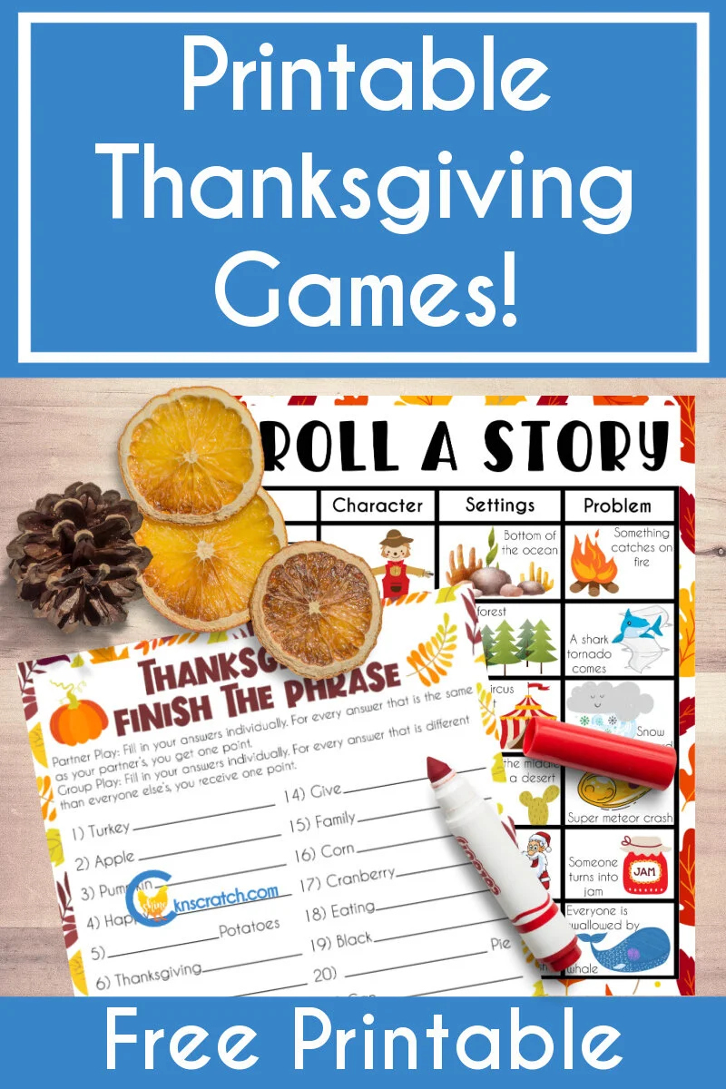Printable Thanksgiving Games — Chicken Scratch N Sniff regarding Free Printable Thanksgiving Family Games