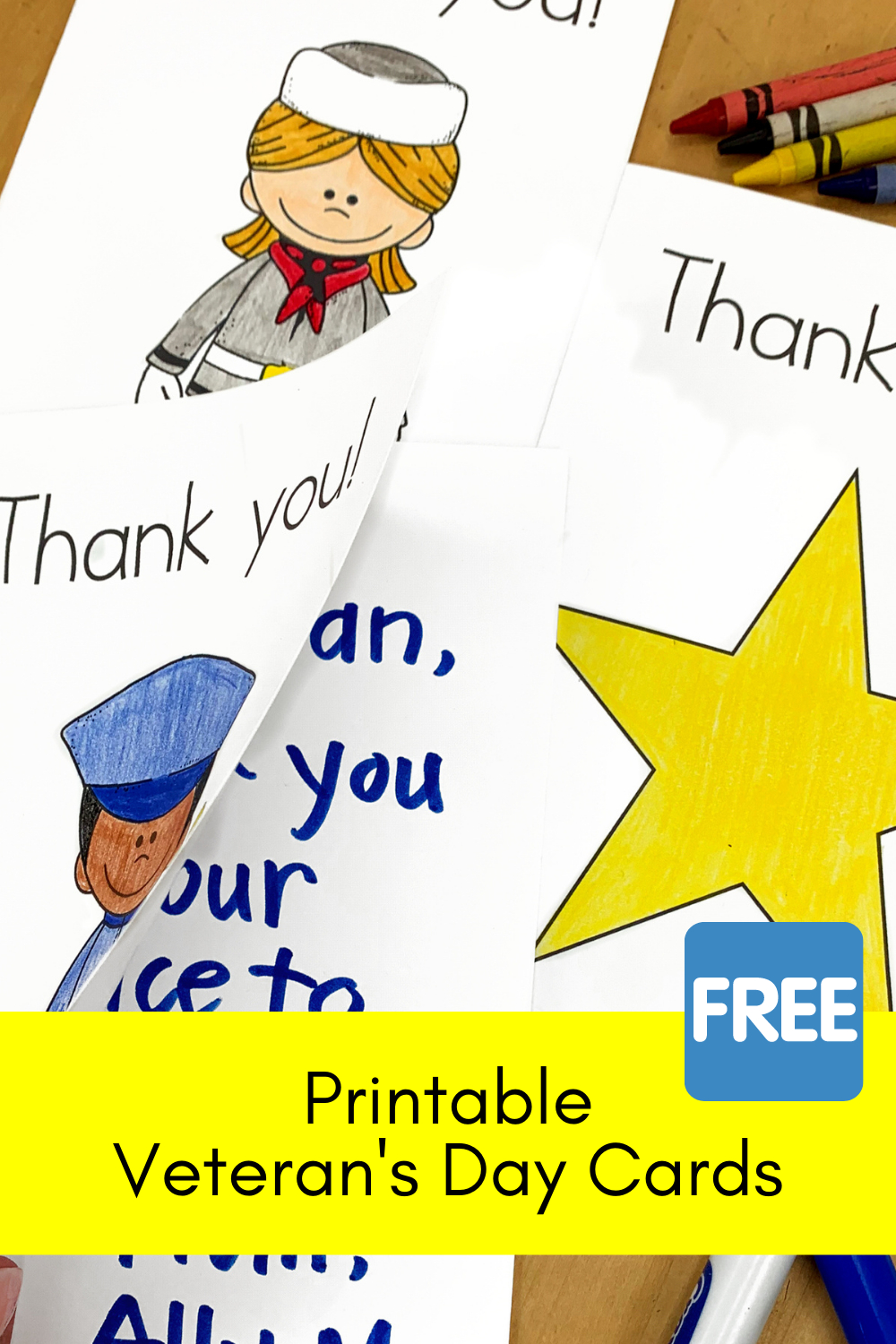 Printable Veteran&amp;#039;S Day Cards | Mrs. Karle&amp;#039;S Sight And Sound Reading intended for Veterans Thank You Cards Free Printable