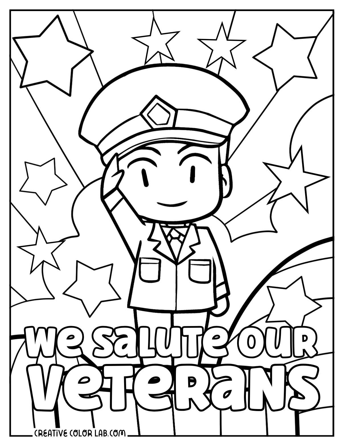 Printable Veteran'S Day Coloring Pages for Free Printable Veterans Day Coloring Sheets For Kindergarten