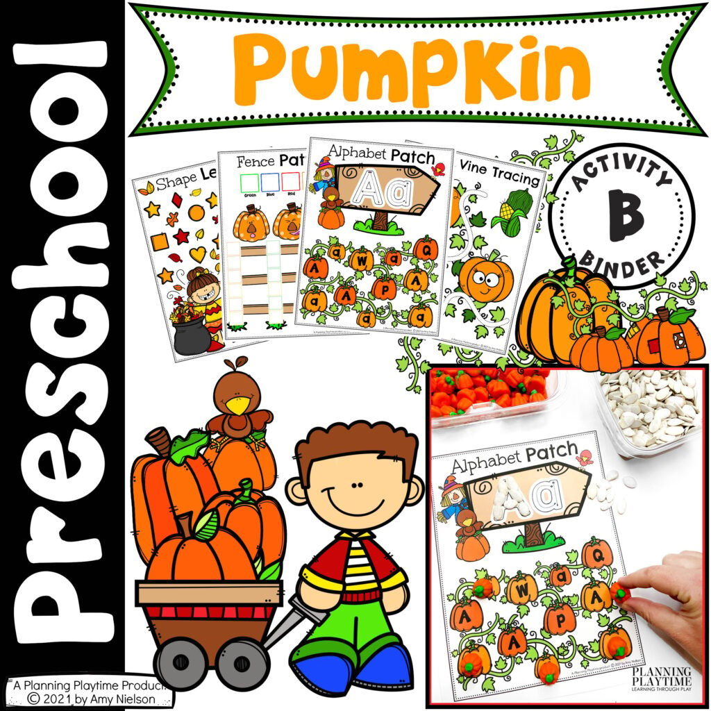 Pumpkin Worksheets Preschool - Planning Playtime regarding Planning Playtime Free Printables