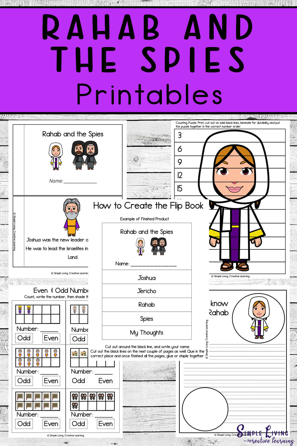 Rahab And The Spies Printables - Simple Living. Creative Learning pertaining to Free Printable Rahab and the Spies Craft