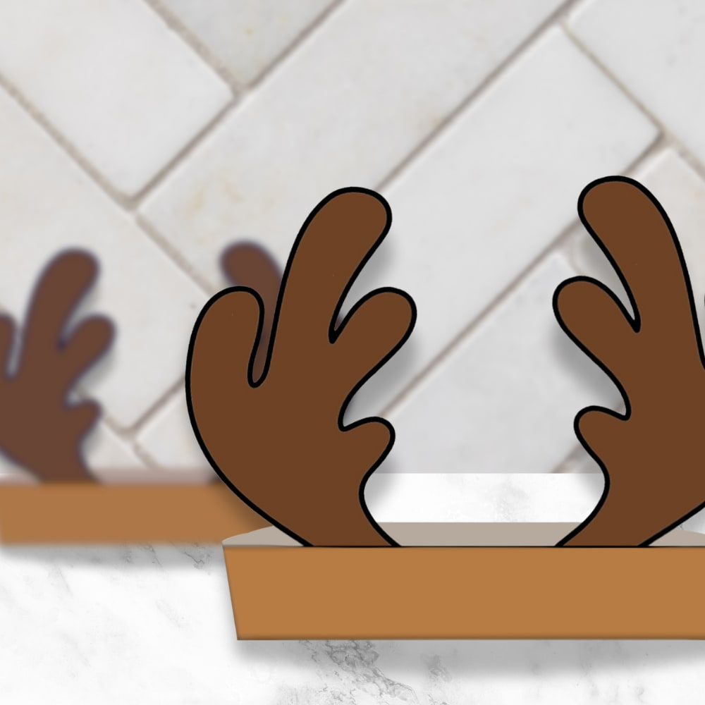 Reindeer Antlers Hat Template Printable throughout Reindeer Antlers Template Free Printable