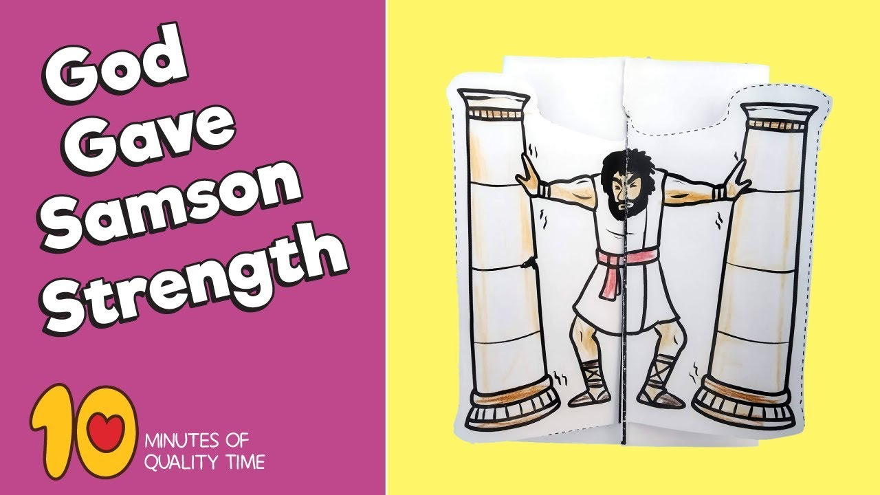 Samson Bible Craft – 10 Minutes Of Quality Time with regard to Free Printable Samson Craft Template