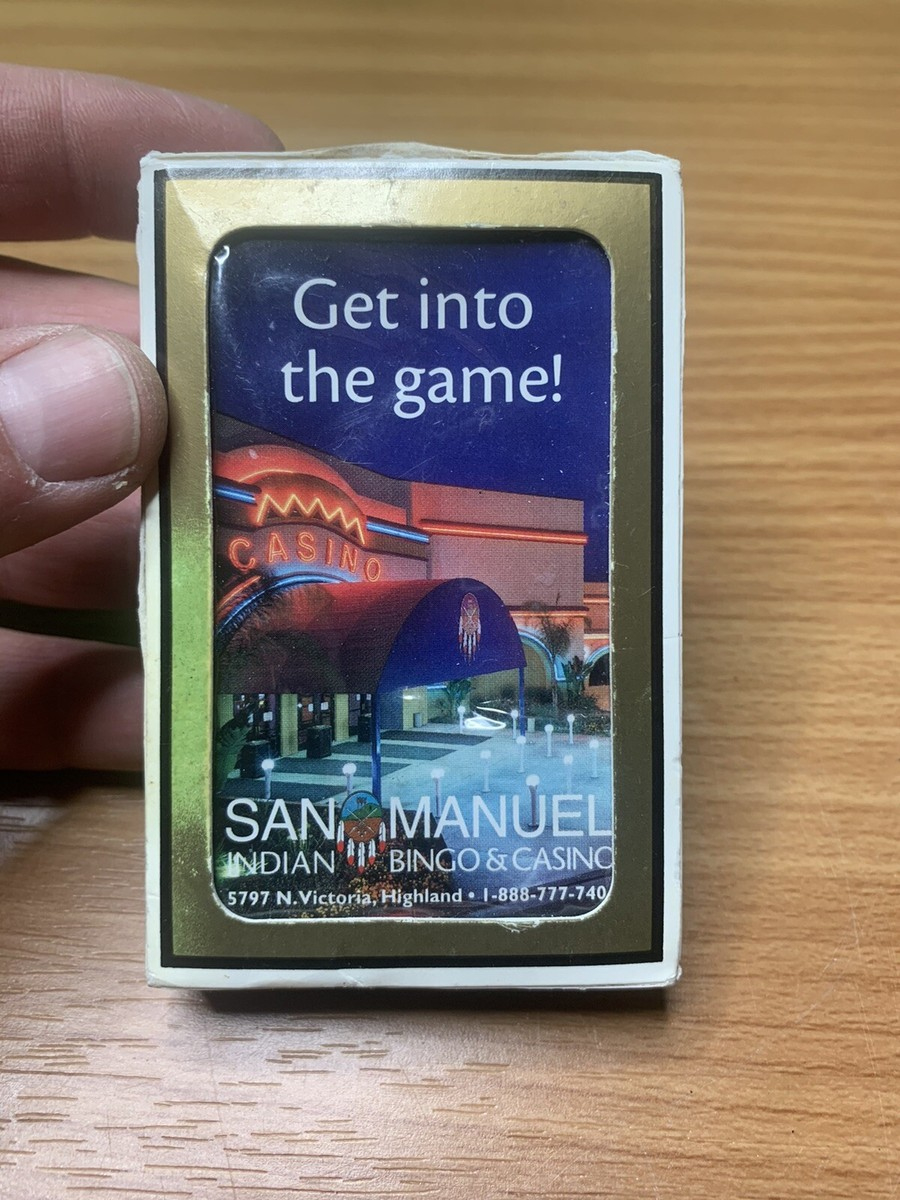 San Manuel Indian Bingo & Casino Playing Cards New | Ebay regarding San Manuel Indian Bingo And Casinofour Card Poker