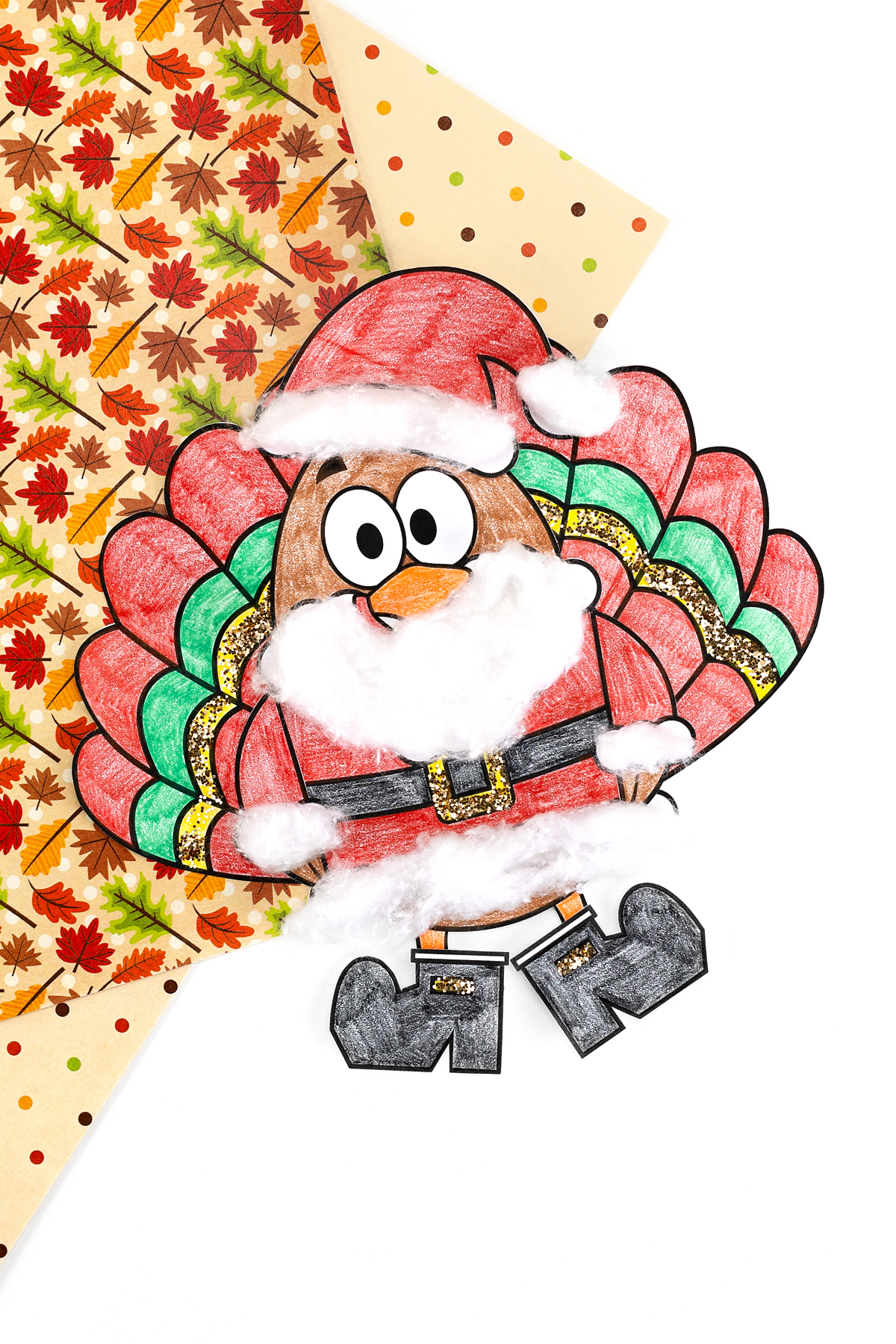 Santa Turkey Disguise (Free Printable) - Fireflies And Mud Pies intended for Turkey Disguise Project Santa