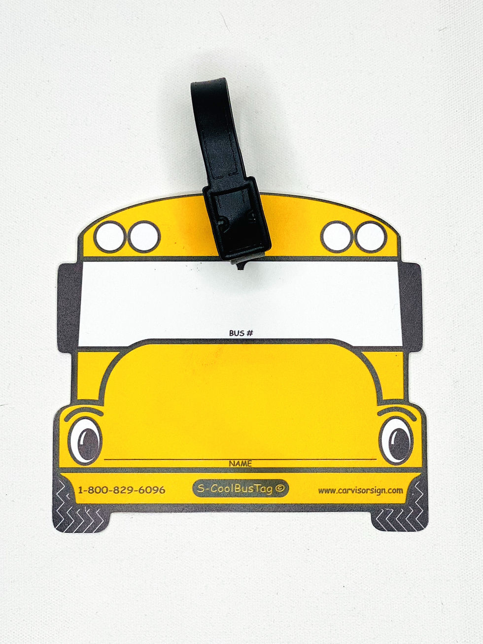School Bus Backpack Tags (Pack Of 50) | The Little Sign Co with regard to Free Printable Bus Tags For Backpacks