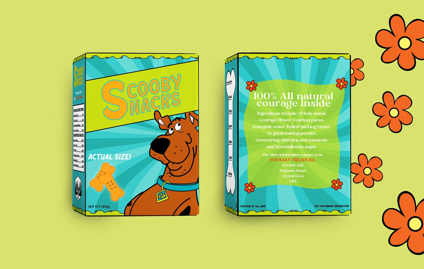 Scooby Snacks Packaging :: Behance in Printable Scooby Snacks Box