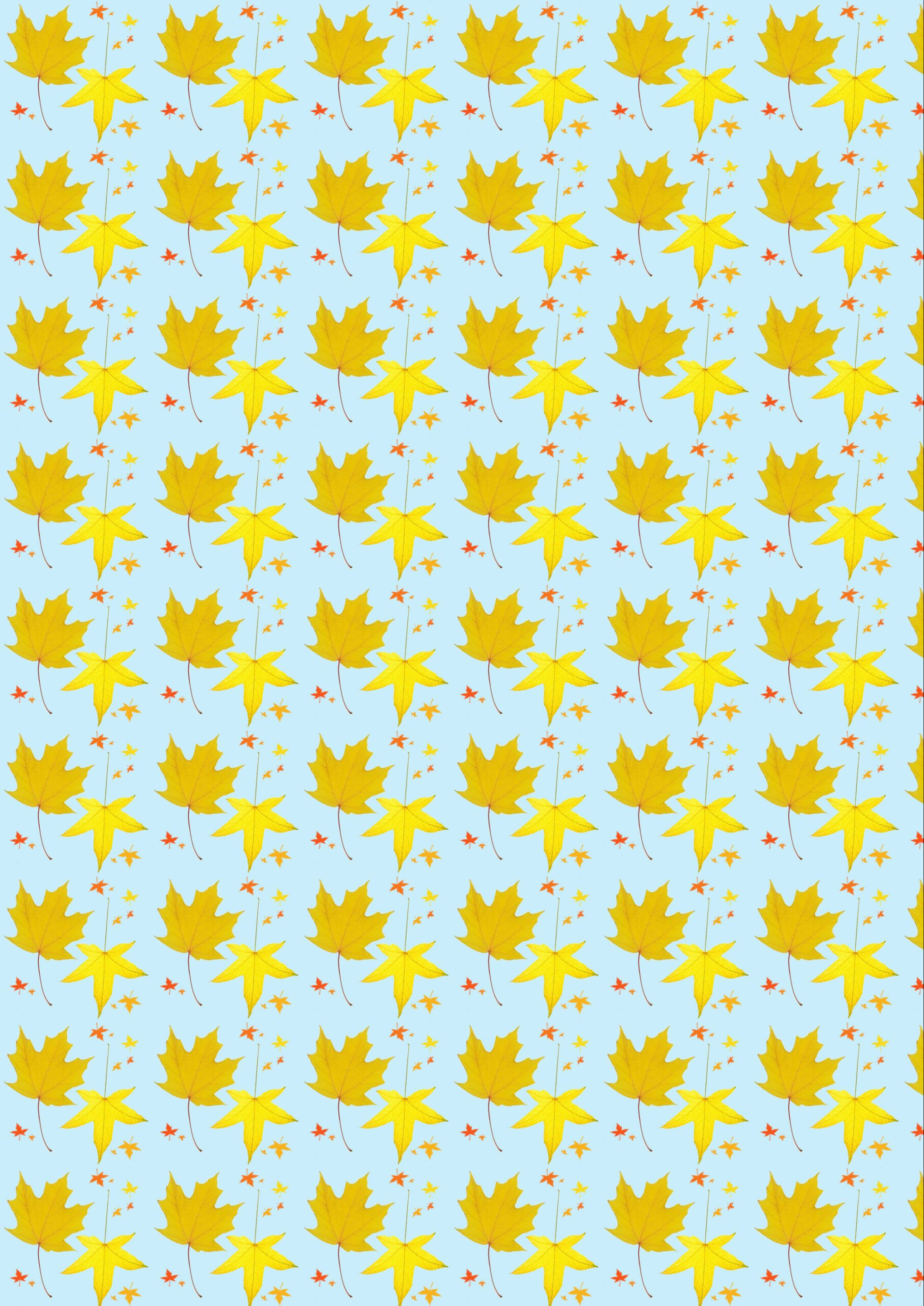 Scrapbook Paper: Fall Leaves - Rooftop Post Printables with Free Printable Thanksgiving Scrapbook Paper