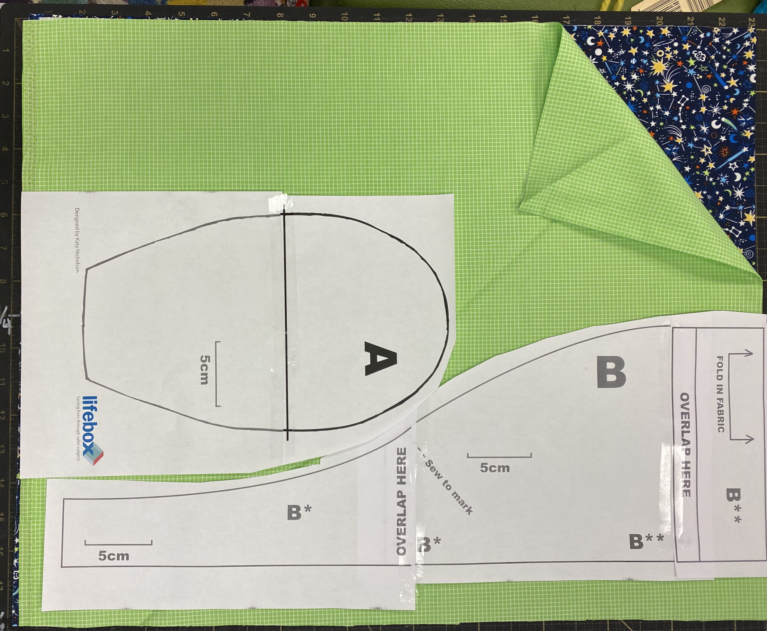 Scrub Cap Tutorial - Weallsew throughout Template Free Free Printable Scrub Hat Patterns