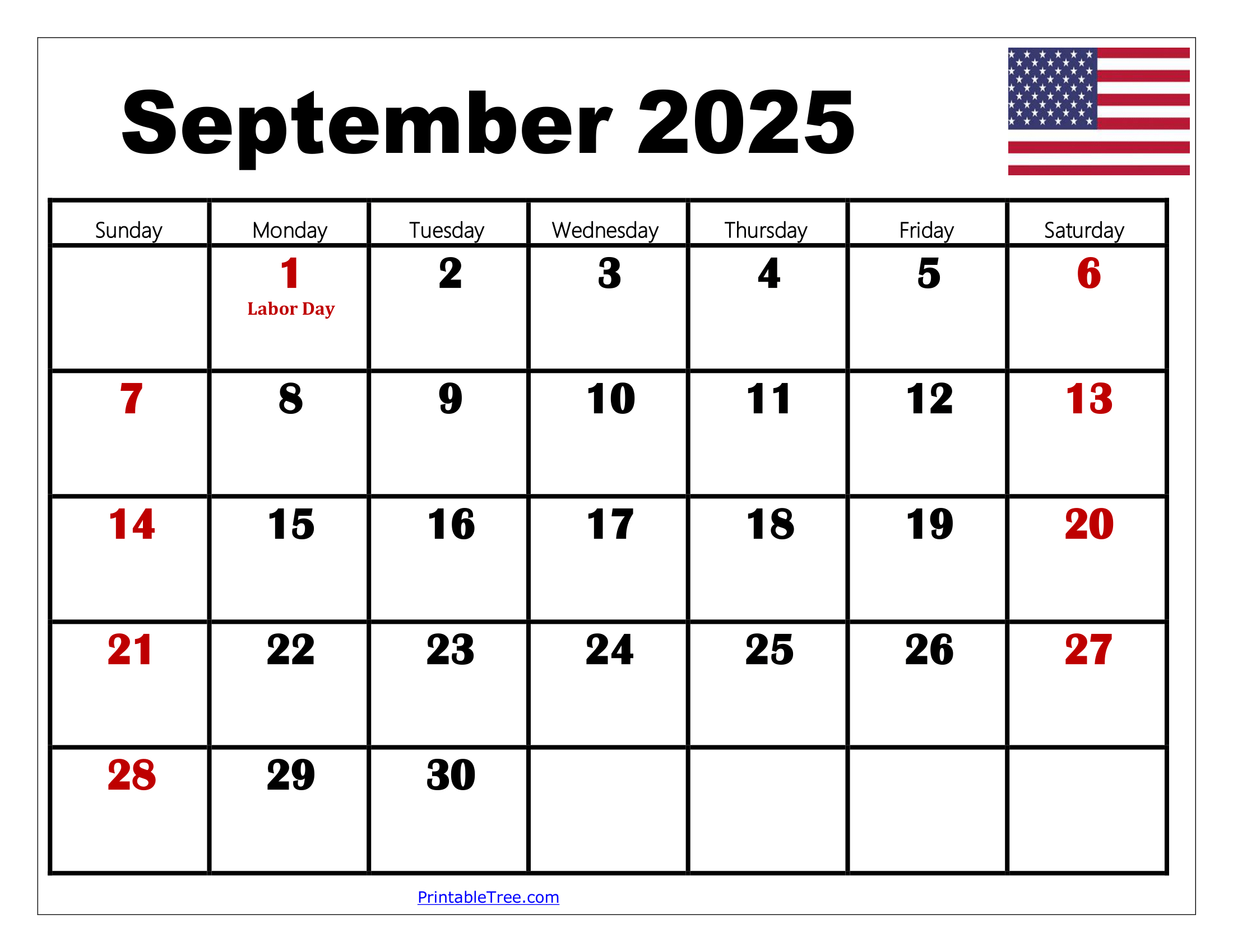 September 2025 Calendar Printable Pdf Template With Holidays throughout September 2025 Calendar With Holidays Printable Free