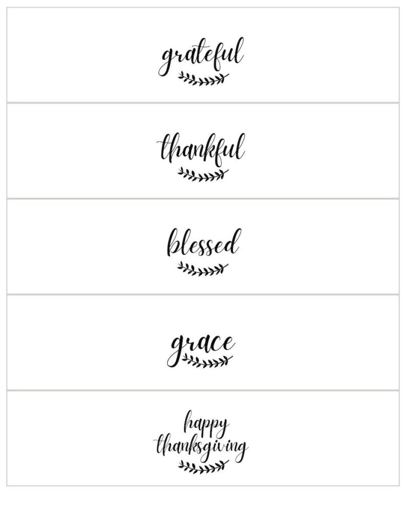 Simple Thanksgiving Placemats And Napkins | Free Printables for Free Printable Thanksgiving Napkin Holders