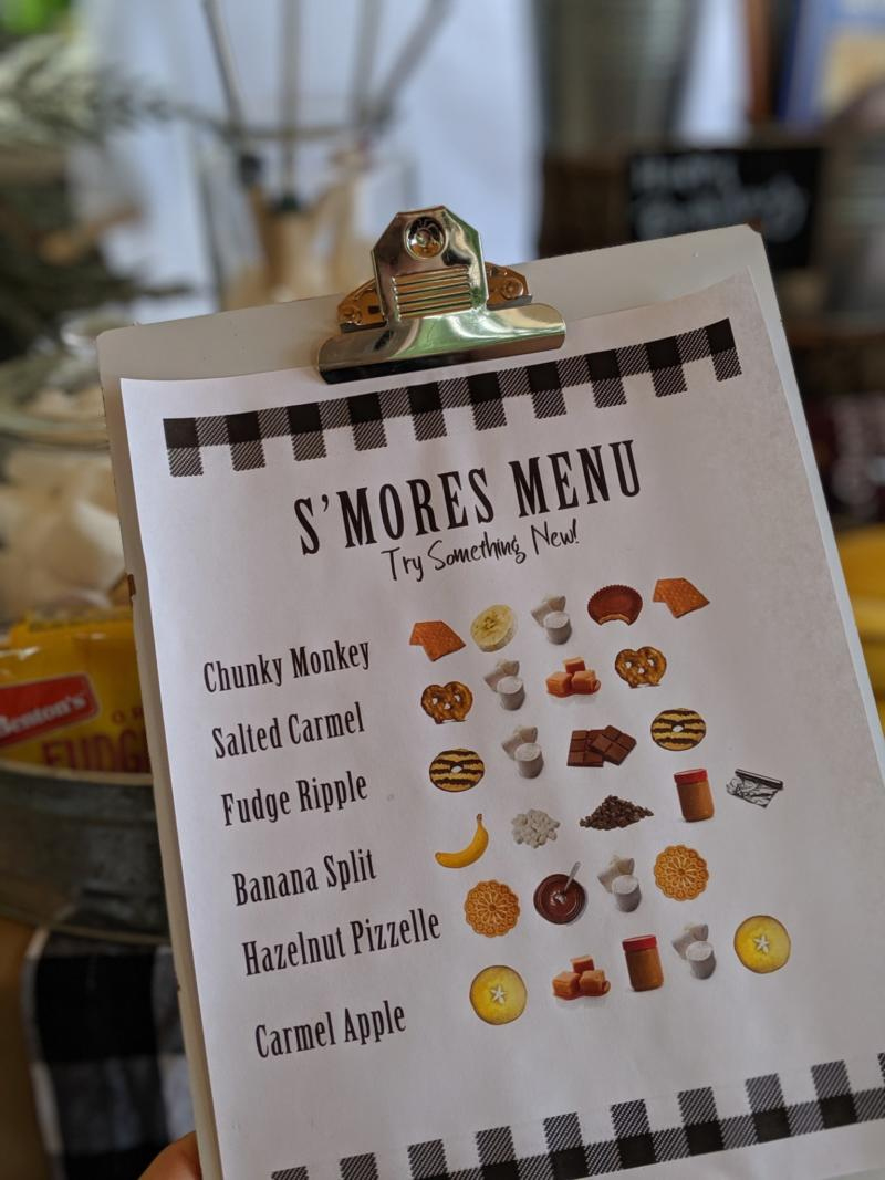 S&amp;#039;Mores Bar With Printable Menu &amp;amp; Healthy S&amp;#039;More Alternatives intended for Free Printable&amp;#039;S Mores Menu