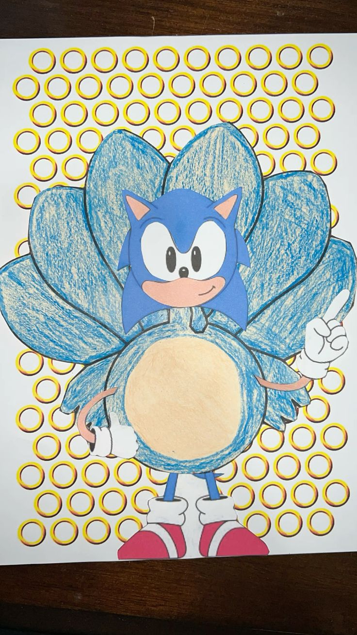 Sonic The Hedgehog Turkey In Disguise pertaining to Turkey Disguise Ideas Sonic