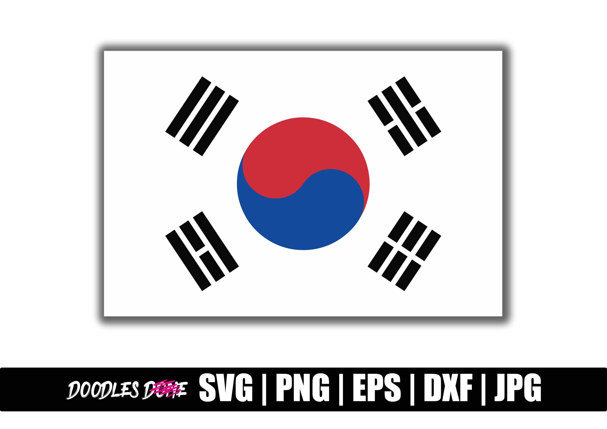South Korea Flag Svg | South Korea Flag Png | South Korea Flag for South Korea Flag Printable