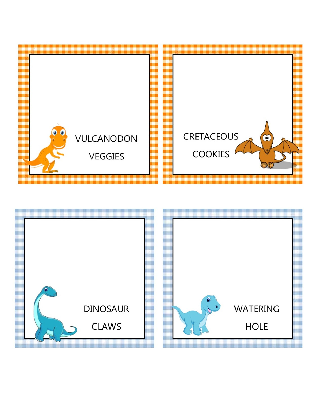 Southern Blue Celebrations: Free Dinosaur Food Tent Labels intended for Dinosaur Food Labels Free Printable