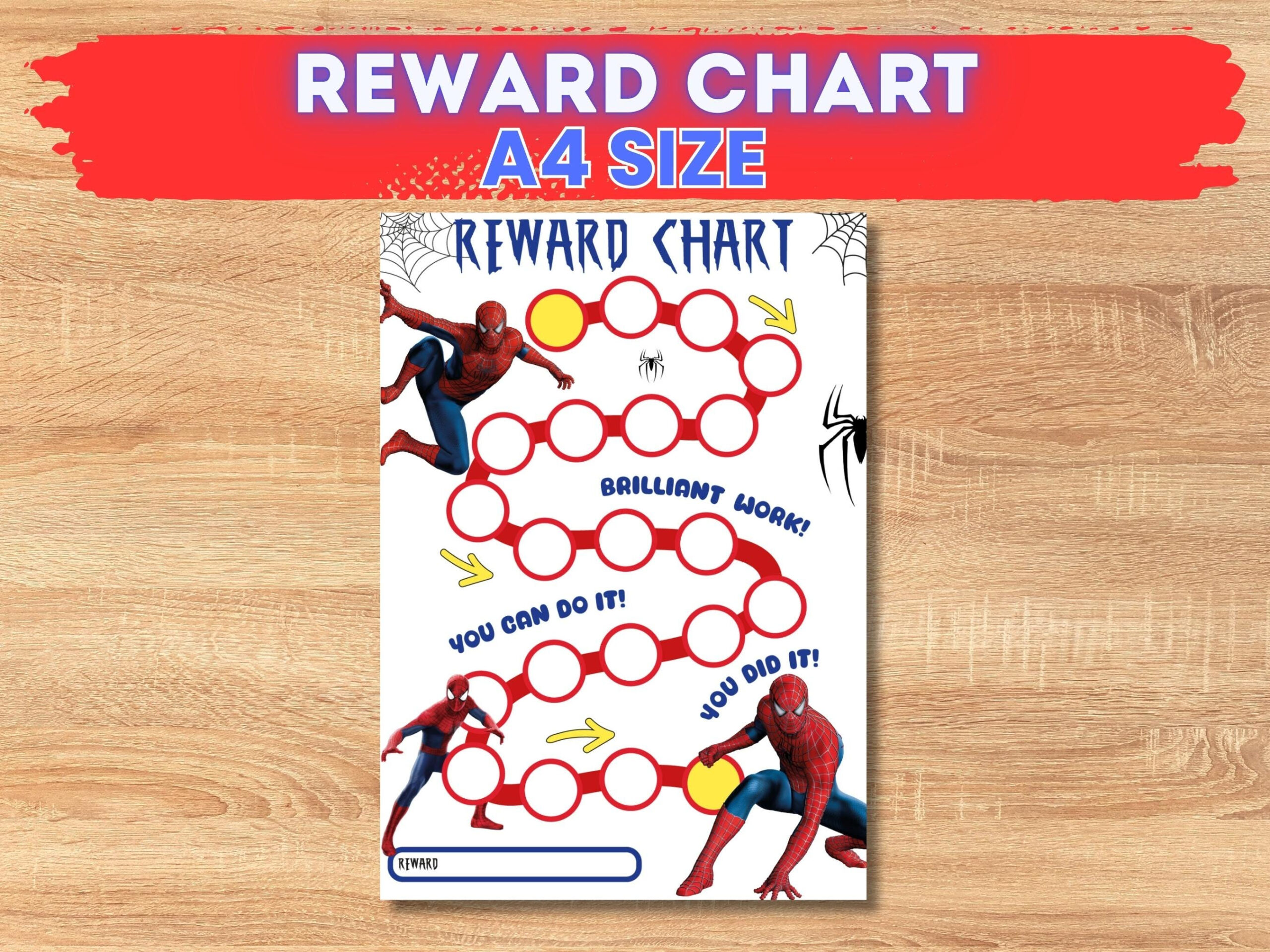 Spiderman Belohnungstabelle, Spidey Sticker Chart, Kindertöpfchen pertaining to Spiderman Reward Chart Printable Free