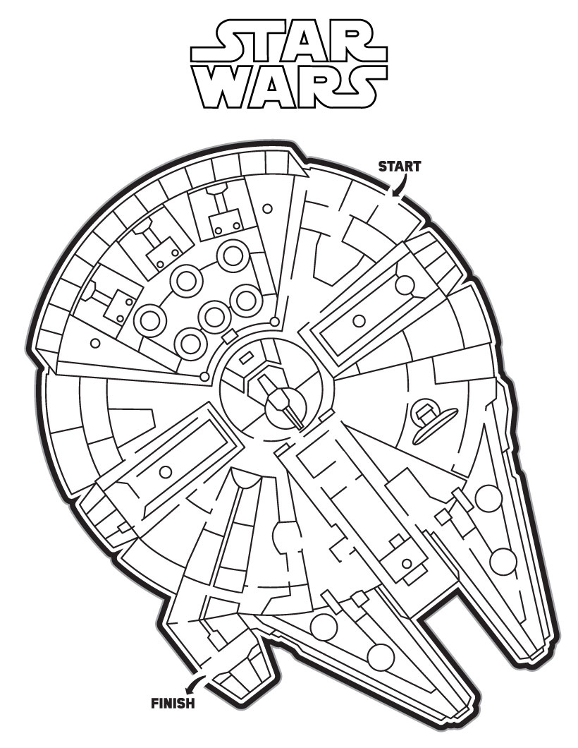 Star Wars Mazes - Grogu, Darth Vader, Boba Fett And More — Free pertaining to Printable Star Wars Maze