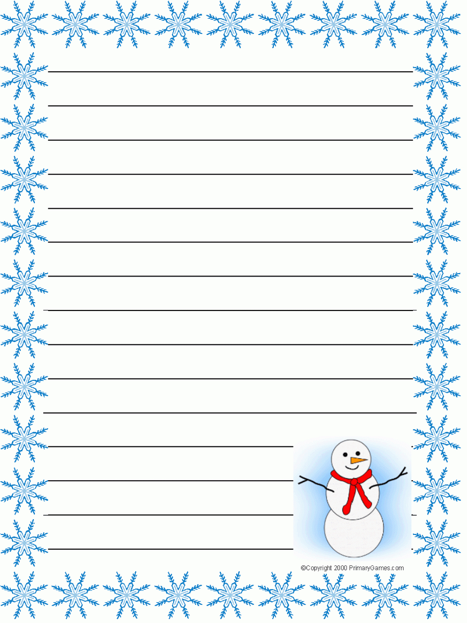 Stationery - Primarygames - Free Printable Worksheets with regard to Free Printable Winter Stationery