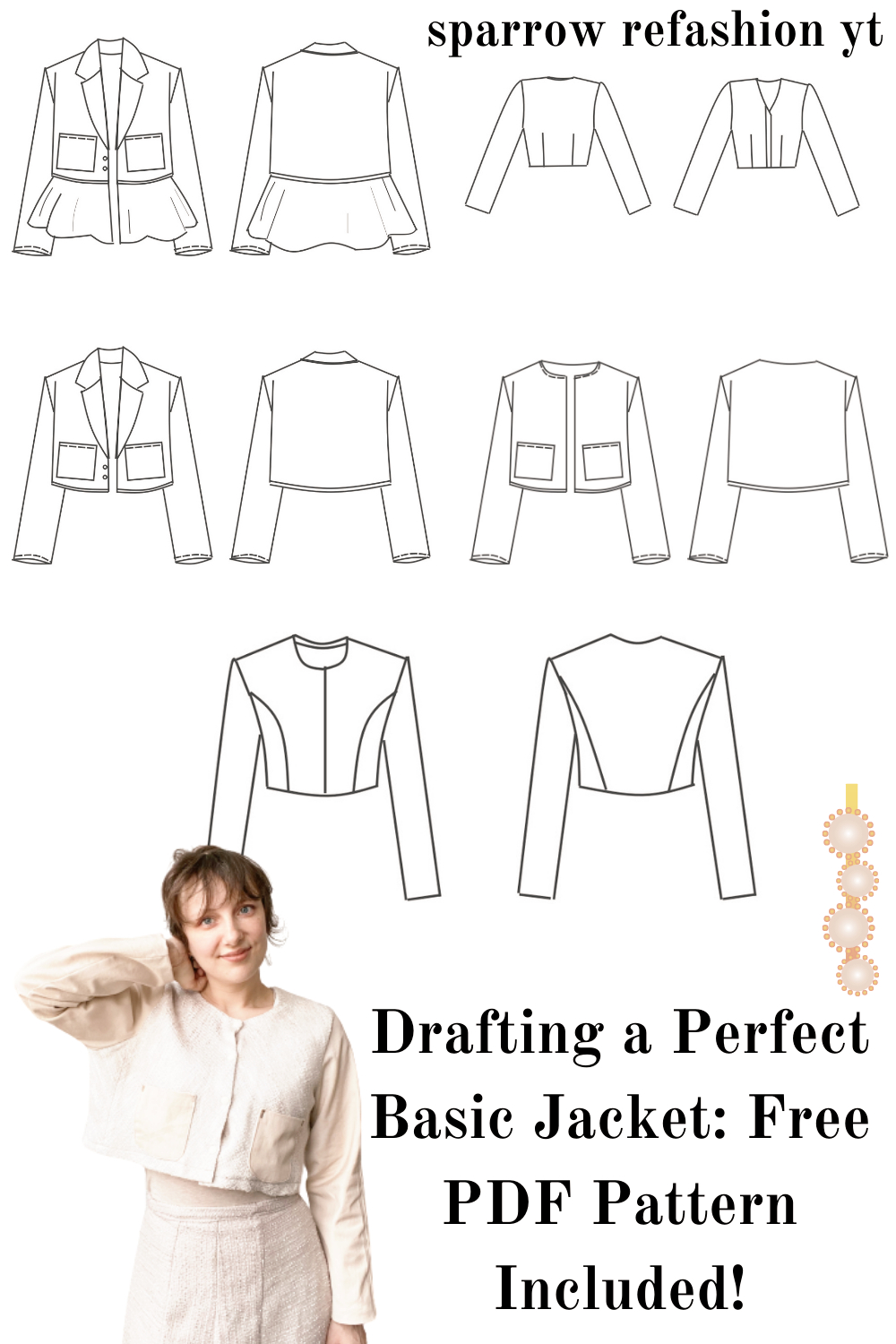 Step-By-Step Jacket Drafting Tutorial With Pattern Hacks And Free intended for Printable Jacket Sewing Patterns Free