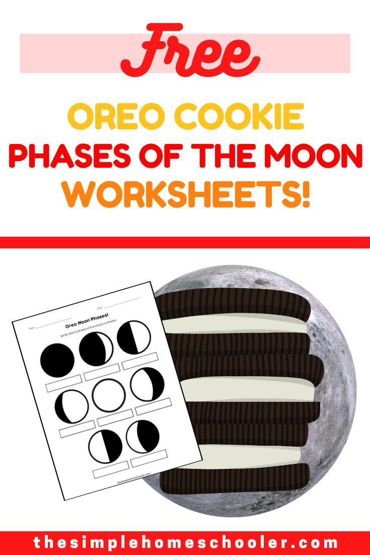 Tasty Oreo Phases Of The Moon Worksheet With Answer Key: Free throughout Printable Oreo Moon Phases Worksheet
