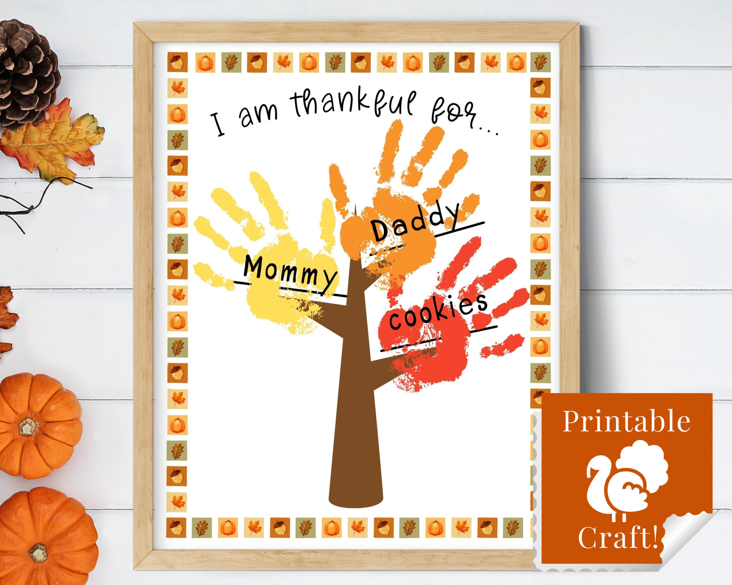 Thanksgiving Activities For Kids, Arts And Crafts, Preschool for Oh Boy am I Thankful Printable