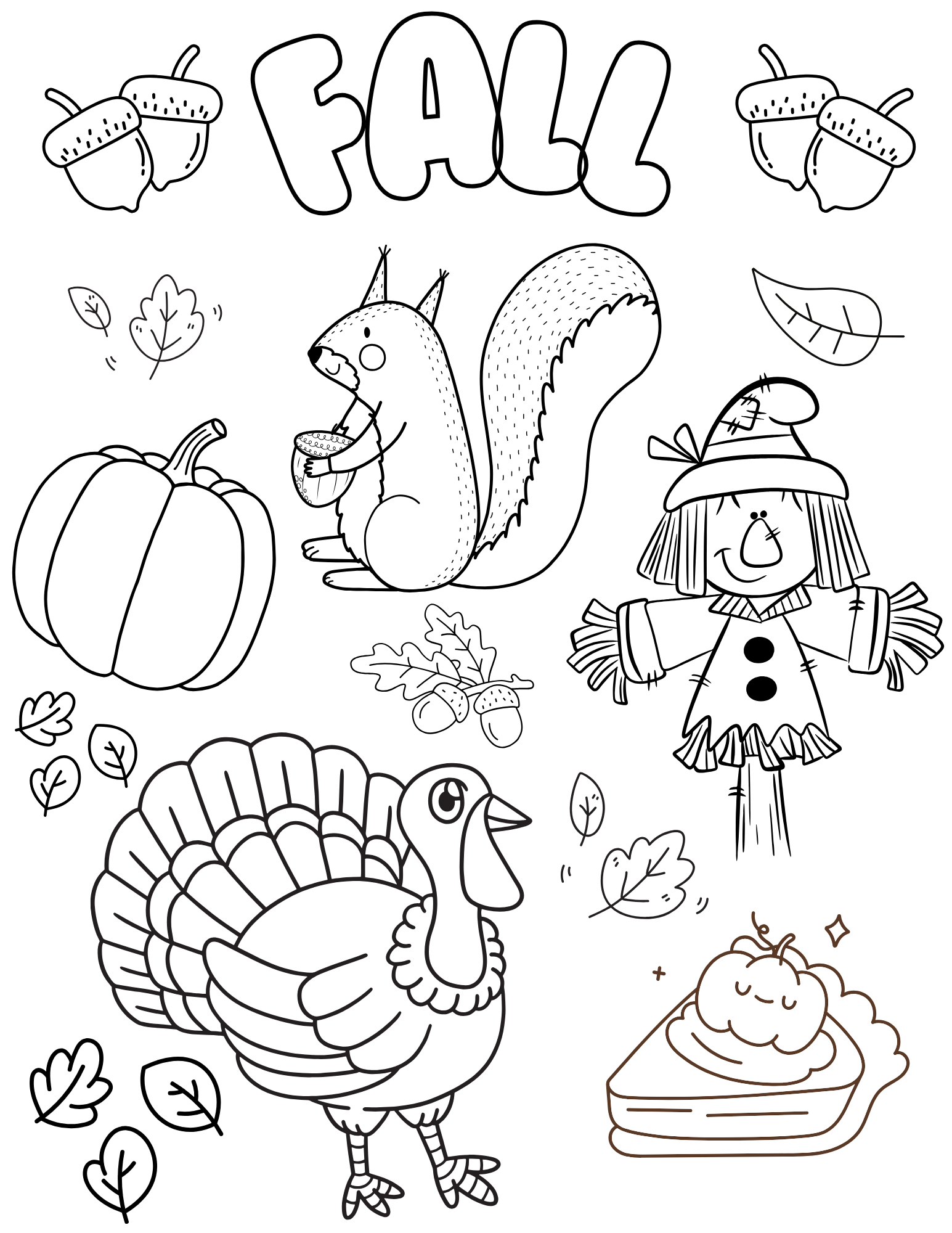 Thanksgiving Activities For Kids: Free Printable Thanksgiving with Free Printable Thanksgiving Coloring Pictures