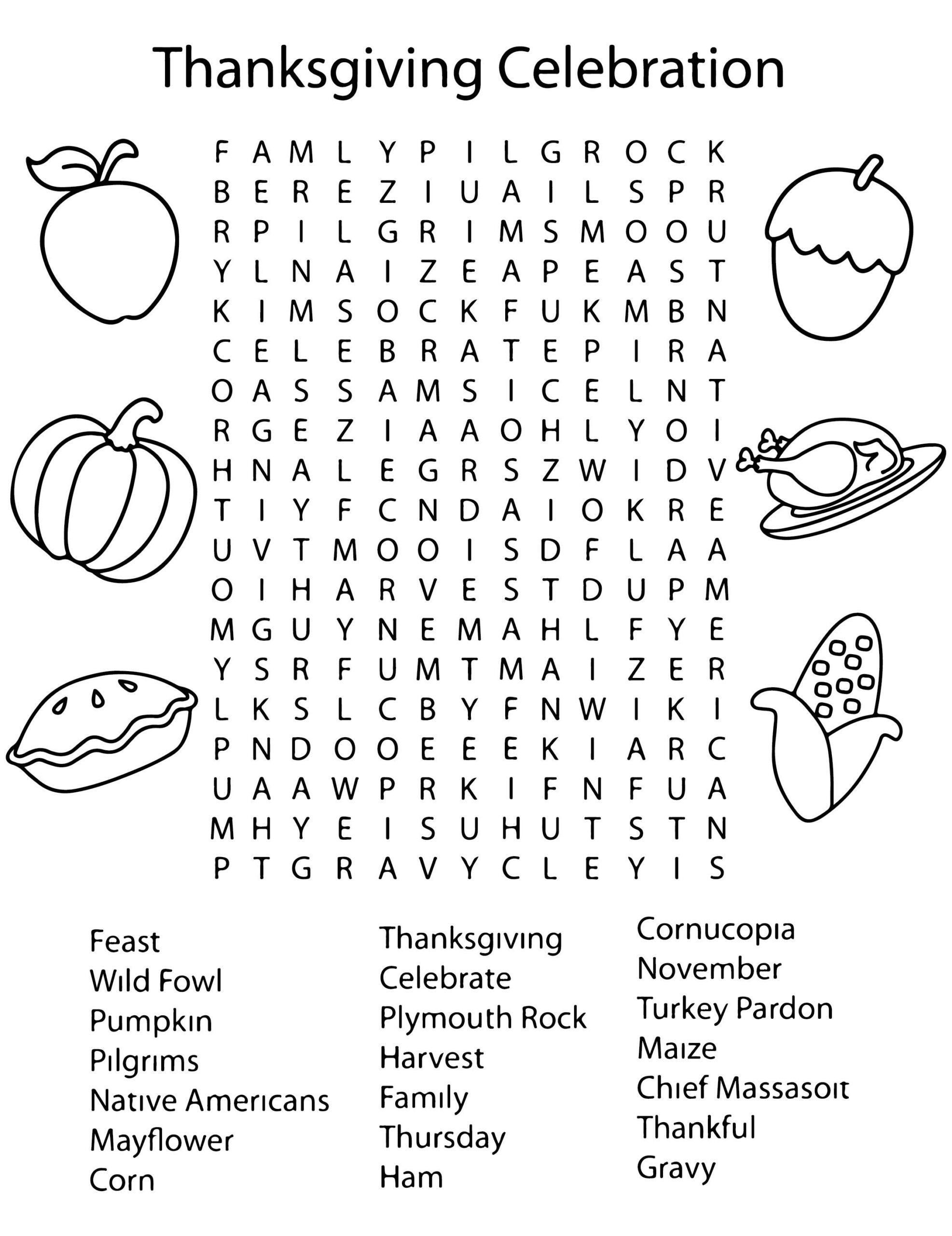 Thanksgiving Activity Sheets - 15 Free Pdf Printables | Printablee intended for Thanksgiving Activity Sheets Printable